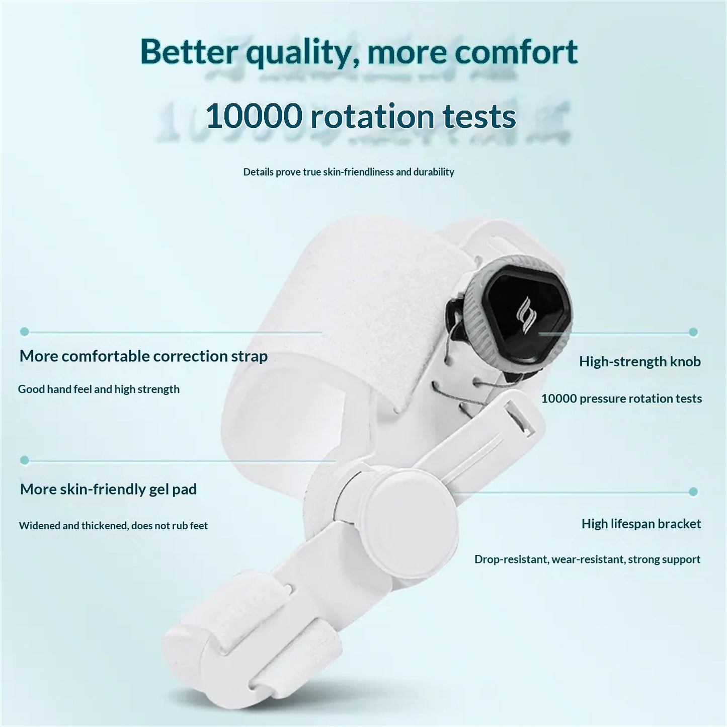 Toe Orthosis Adjustable Knob For Men And Women