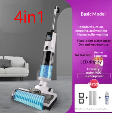 Floor Washing Machine With Mopping And Suction Three-in-one For Home Use