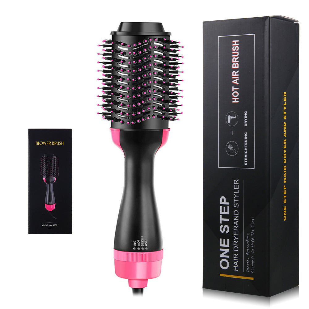 Multi-functional Curling Iron Hot Air Comb Curling Brush Blow-drying Comb Hair Styler Straightening Comb Electric Heating Comb