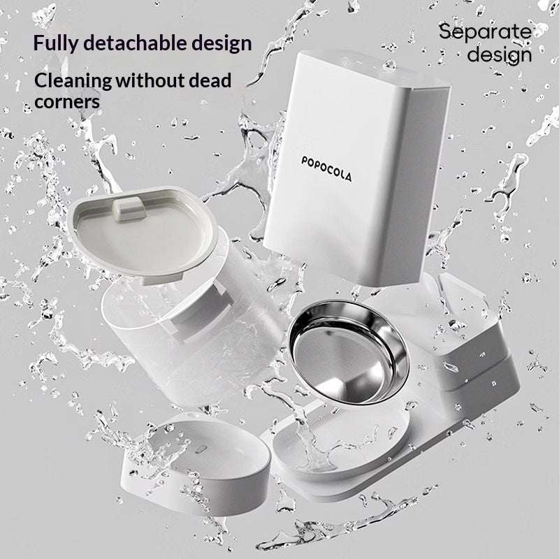 Wireless Thermostatic Cat Water Dispenser With 2-in-1 Drinking Feature