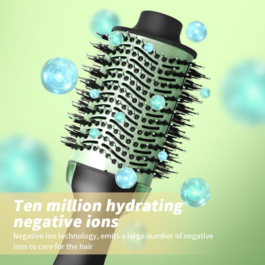 Multi-functional Curling Iron Hot Air Comb Curling Brush Blow-drying Comb Hair Styler Straightening Comb Electric Heating Comb