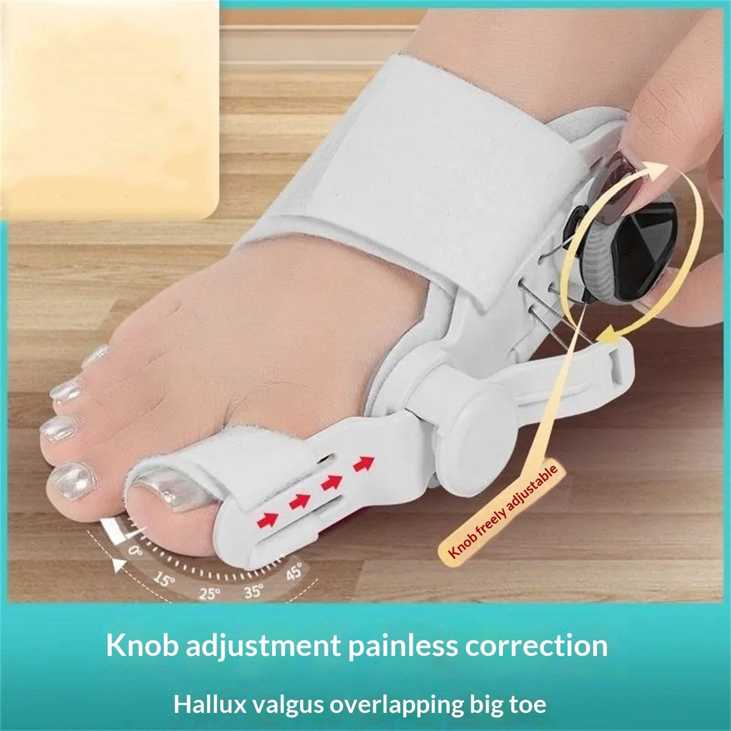 Toe Orthosis Adjustable Knob For Men And Women