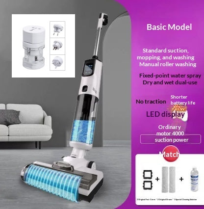 Floor Washing Machine With Mopping And Suction Three-in-one For Home Use